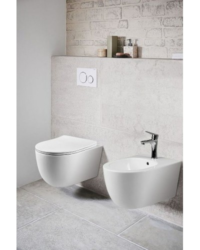 Биде Vincea Evo VB1-34S подвесное Белое