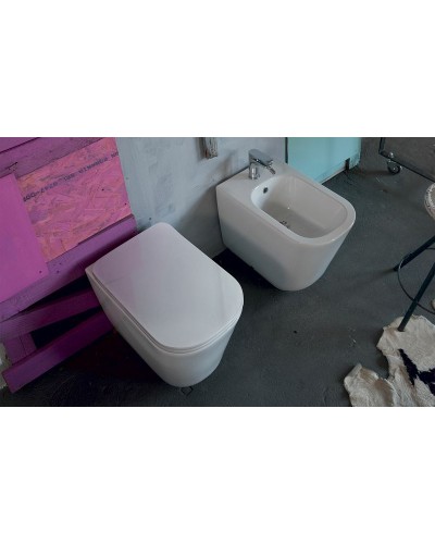 Биде Kerasan Tribeca 512030 Белое матовое