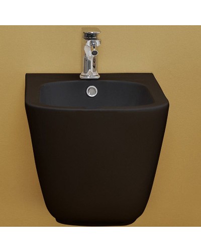 Биде Kerasan Tribeca 512531 подвесное Черное матовое
