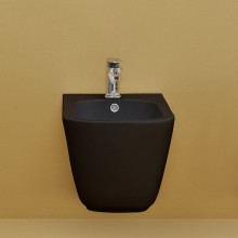 Биде Kerasan Tribeca 512531 подвесное Черное матовое