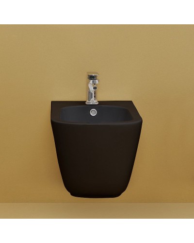 Биде Kerasan Tribeca 512531 подвесное Черное матовое