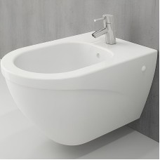 Биде Bocchi Taormina Arch 1121-001-0120 подвесное Белое глянцевое