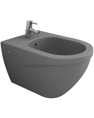 Биде Bocchi Taormina Arch 1121-006-0120 подвесное Серое матовое