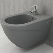 Биде Bocchi Taormina Arch 1121-006-0120 подвесное Серое матовое