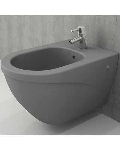 Биде Bocchi Taormina Arch 1121-006-0120 подвесное Серое матовое