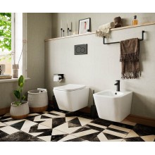 Биде Ceramica Nova Metric CN3008 подвесное Белое