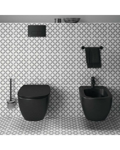 Биде Ideal Standard Tesi T3552V3 подвесное Черный шелк