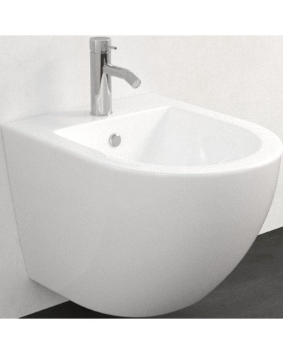 Биде CeramaLux 2197-1 подвесное Белое глянцевое