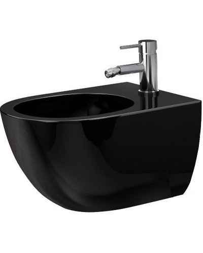 Биде CeramaLux 2197-18 подвесное Черное глянцевое