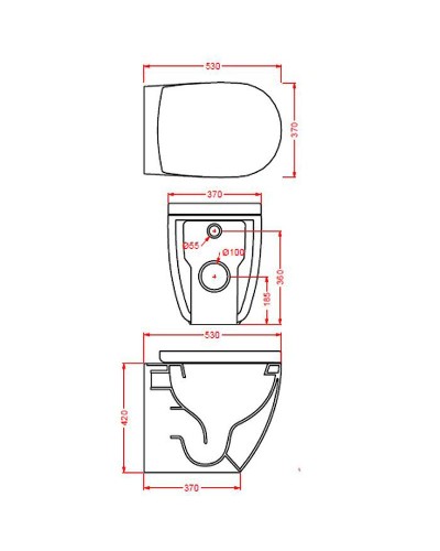 Биде Artceram FILE 2.0 FLB002 01 30 Белое