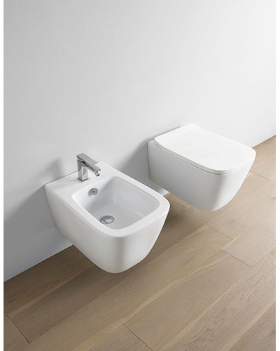 Биде Artceram A16 ASB001 05 00 подвесное Белое матовое