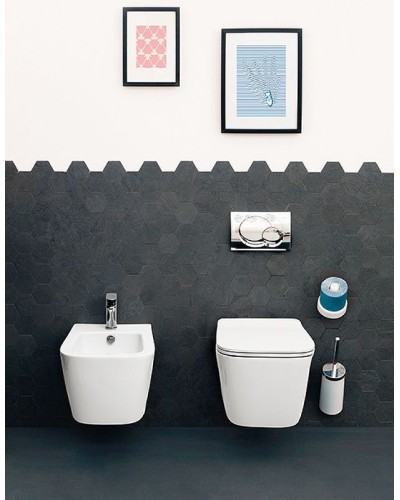 Биде Artceram A16 ASB001 05 00 подвесное Белое матовое