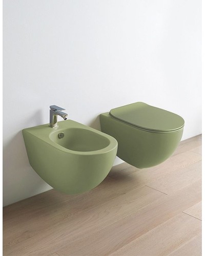 Биде Artceram File 2.0 FLB001 17 30 подвесное Черное матовое