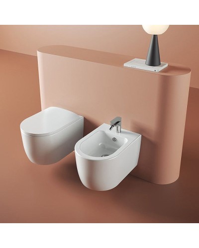 Биде Artceram Monet MNB001 01 00 подвесное Белое