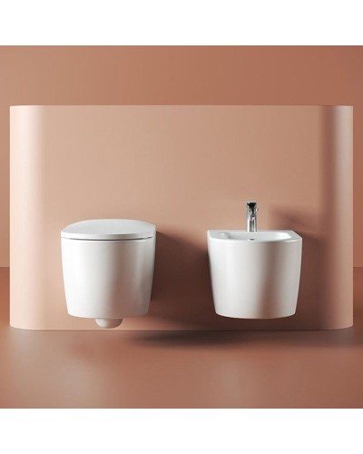 Биде Artceram Monet MNB001 01 00 подвесное Белое