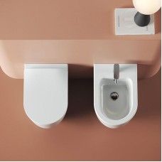 Биде Artceram Monet MNB001 01 00 подвесное Белое