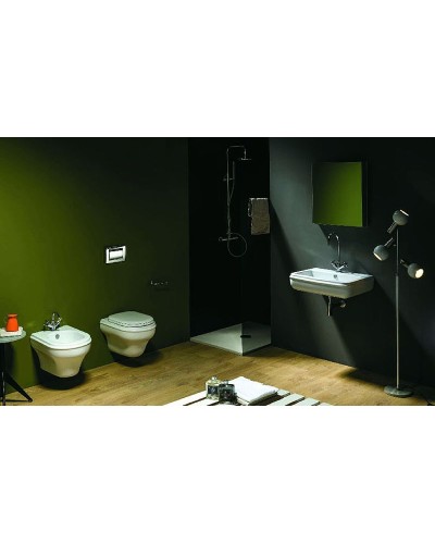 Биде Azzurra Charme CHBKS000000M/(CHA500/SOSK bi)x1 подвесное Белое