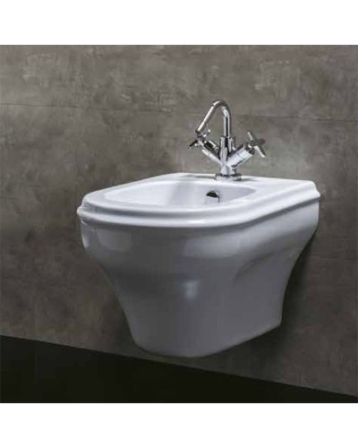 Биде Azzurra Charme CHBKS000000M/(CHA500/SOSK bi)x1 подвесное Белое