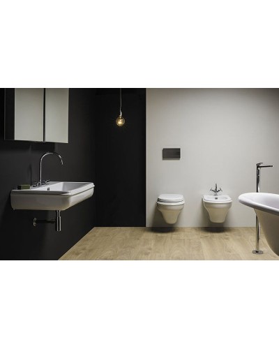 Биде Azzurra Charme CHBKS000000M/(CHA500/SOSK bi)x1 подвесное Белое