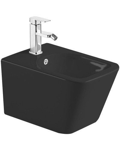 Биде Timo Soli TK-304MB подвесное Черное матовое