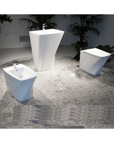 Биде Azzurra Hera HEBIT000000MBIx1 Белое