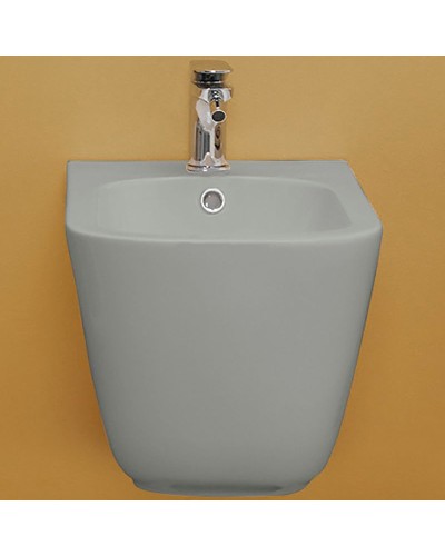 Биде Kerasan Tribeca 512559 подвесное Grigio matt