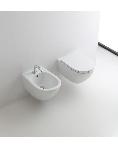 Биде Kerasan Aquatech 372401x1 подвесное Белое