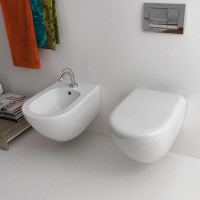 Биде Kerasan Aquatech 372401x1 подвесное Белое