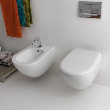 Биде Kerasan Aquatech 372401x1 подвесное Белое