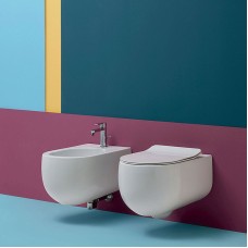 Биде Kerasan Flo 312330 подвесное Белое матовое