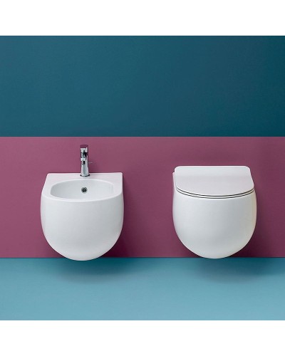 Биде Kerasan Flo 312330 подвесное Белое матовое