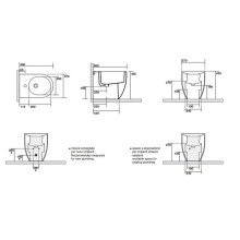 Биде Kerasan Flo 312201x1 Белое