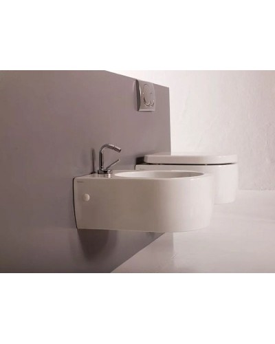 Биде Kerasan Flo 312501x1 подвесное Белое