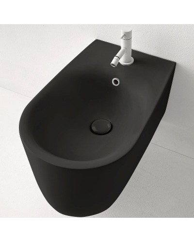 Биде Kerasan Nolita 532531x1 подвесное Черное матовое