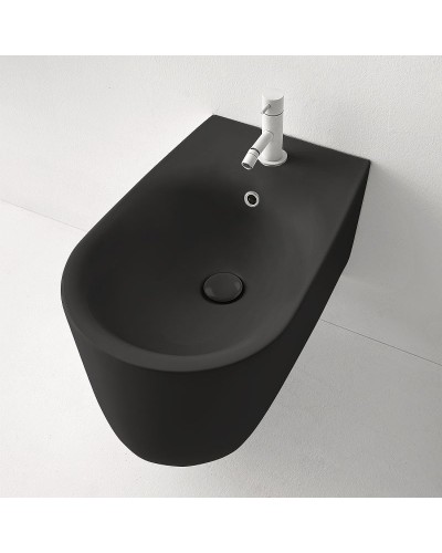 Биде Kerasan Nolita 532531x1 подвесное Черное матовое