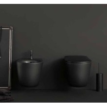 Биде Kerasan Nolita 532531x1 подвесное Черное матовое