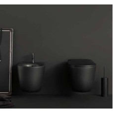 Биде Kerasan Nolita 532531x1 подвесное Черное матовое