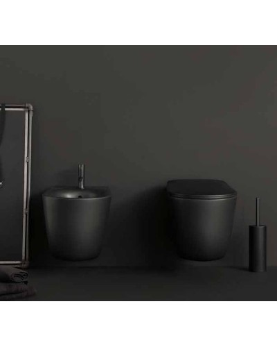 Биде Kerasan Nolita 532531x1 подвесное Черное матовое