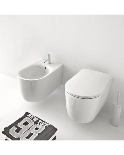 Биде Kerasan Nolita 532530x1 подвесное Белое матовое