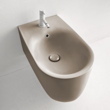 Биде Kerasan Nolita 532581x1 подвесное Коричневый орех