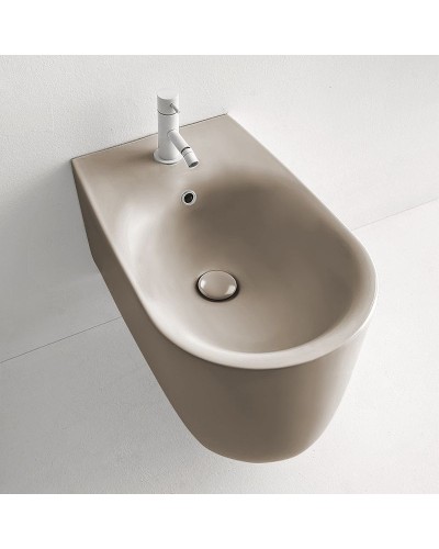 Биде Kerasan Nolita 532581x1 подвесное Коричневый орех