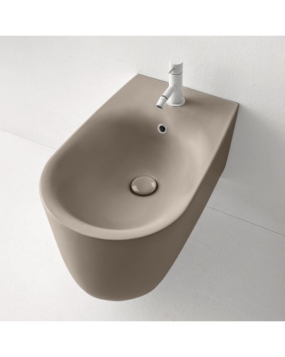 Биде Kerasan Nolita 532581x1 подвесное Коричневый орех