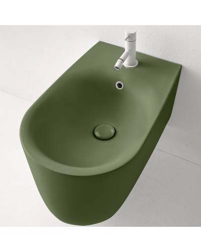 Биде Kerasan Nolita 532511x1 подвесное Verde muschio