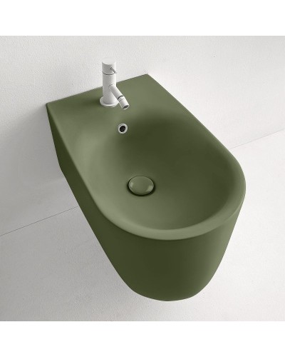 Биде Kerasan Nolita 532511x1 подвесное Verde muschio