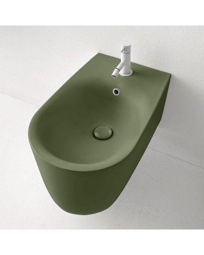 Биде Kerasan Nolita 532511x1 подвесное Verde muschio