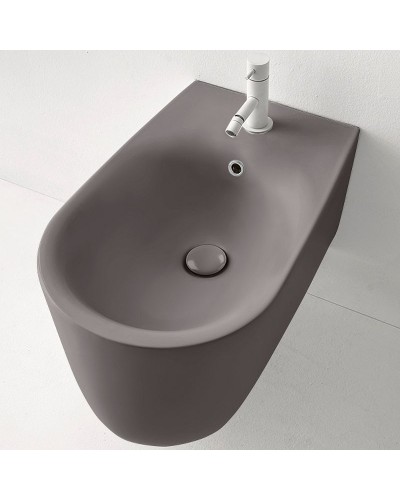 Биде Kerasan Nolita 532589x1 подвесное Ferro matt