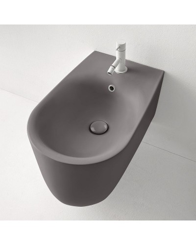 Биде Kerasan Nolita 532589x1 подвесное Ferro matt