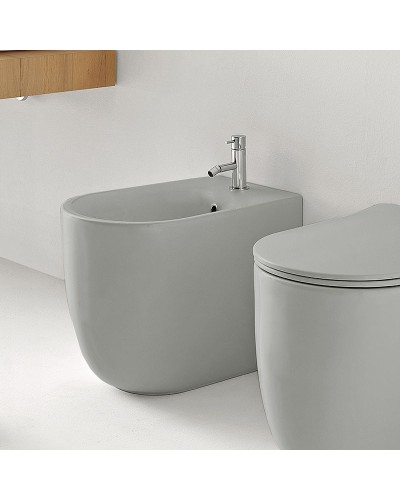 Биде Kerasan Nolita 532059x1 Серое матовое