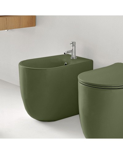 Биде Kerasan Nolita 532011x1 Verde muschio