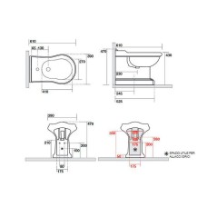 Биде Kerasan Retro 102201x1 Белое